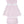 Flowers W/ Hand Smocked Dress Set- Stripe Pink