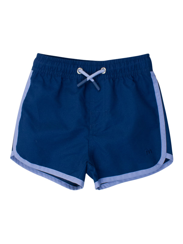 Dolphin Hem Swim Trunks- Navy