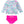 Scalloped Long Sleeve Rash Guard 2-Piece- Tropical Resort