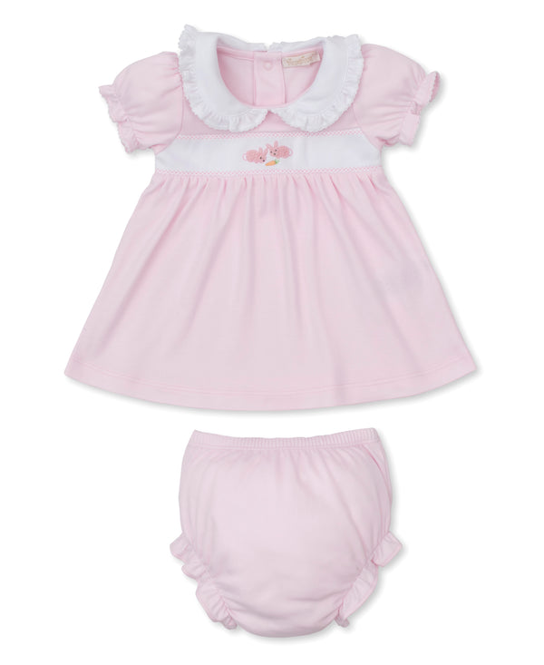 Premier Baby Bunny Patch Dress Set- Pink