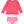 Long Sleeve Rash Guard Bikini- Hot Pink Heart/Polka Dot