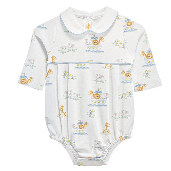 Noah's Ark Printed Bubble W/ Round Collar