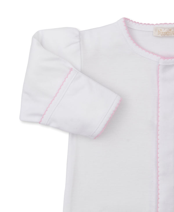 Premier Baby Bunny Patch Footie- White/Pink