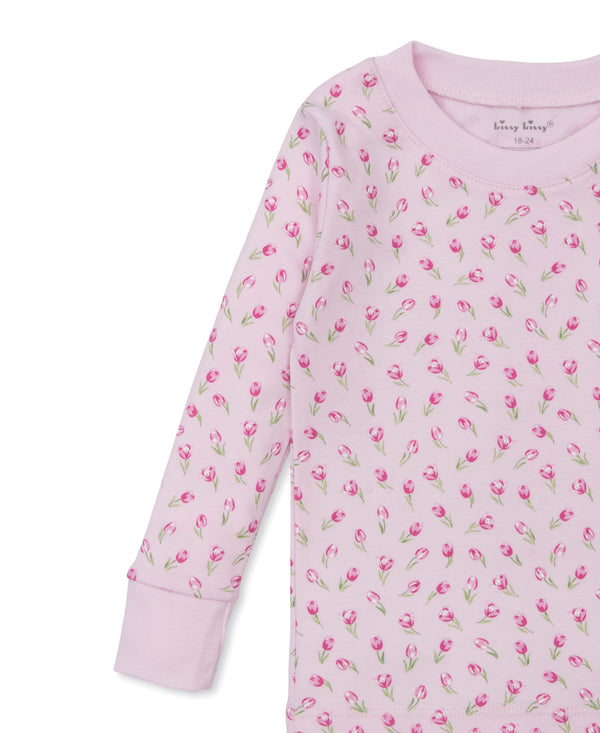 Tulip Blossoms Pajama Set- Pink