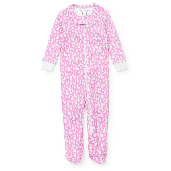 Parker Zipper Pajama- Pink Easter Time