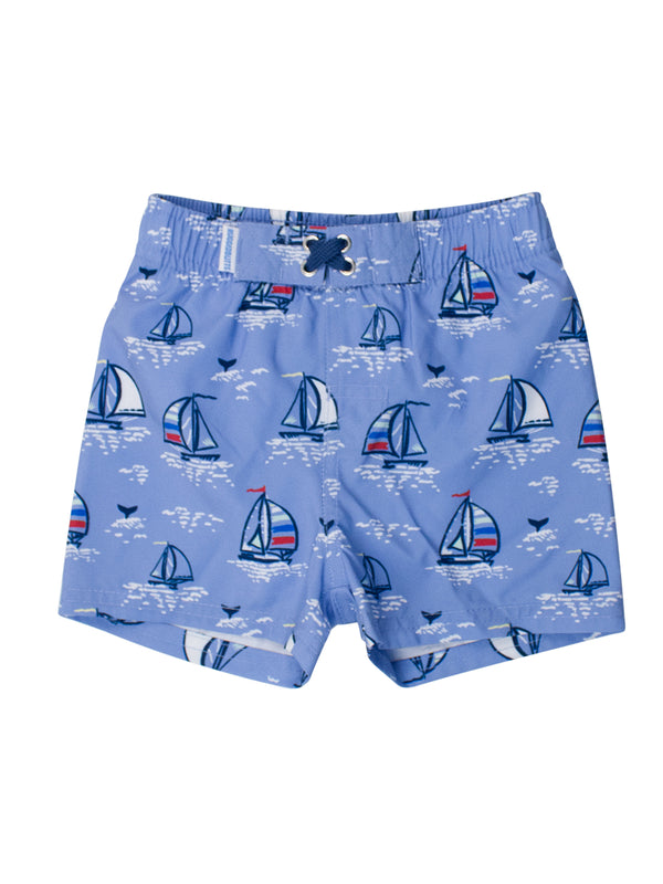 Swim Trunks- Blue Seas The Day