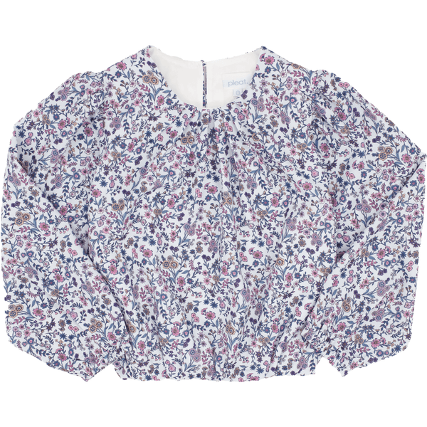 Wren Top- Purple Floral