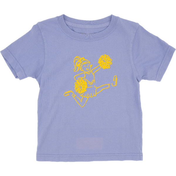 Purple/Gold Cheerleader T-Shirt