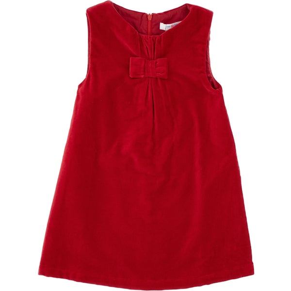 Red Velvet Jumper Dress