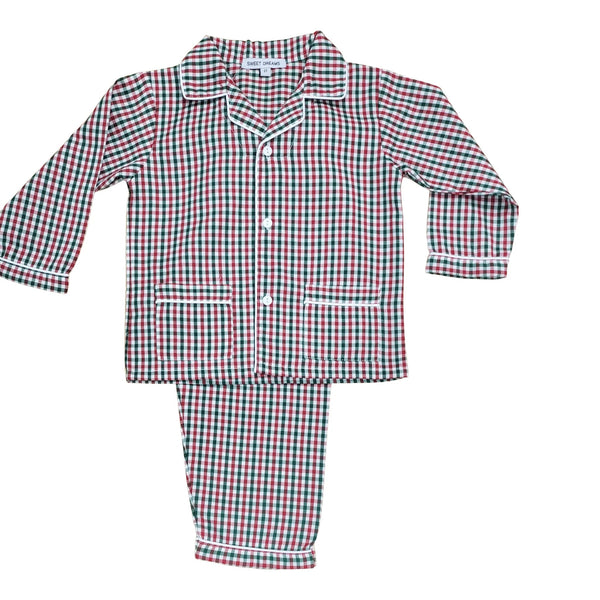 Red & Green Gingham Pajamas