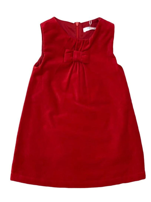 Red Velvet Jumper Dress