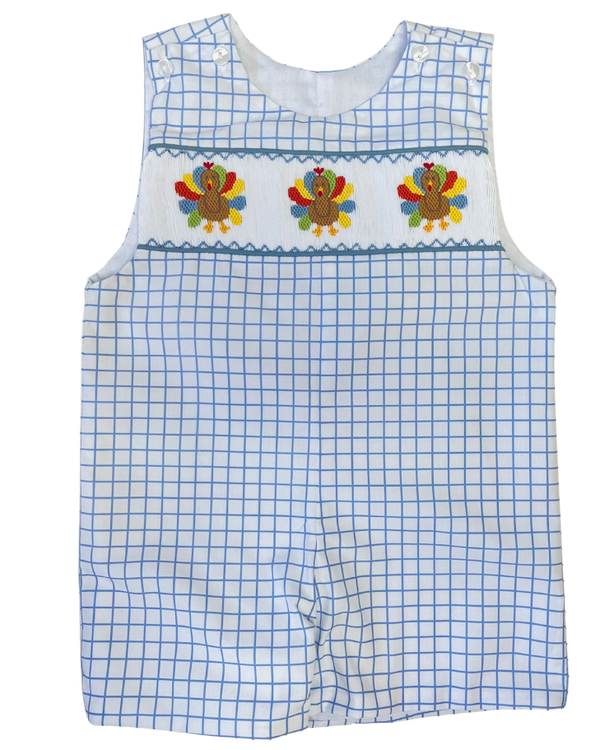 Turkey Smocked Shortall