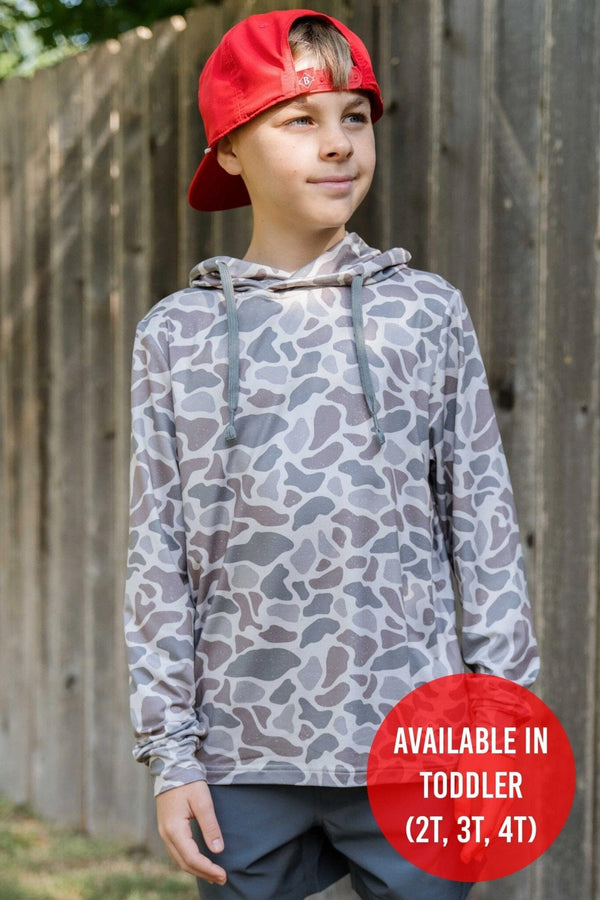 Youth Performance Hoodie- Classic Deer Camo