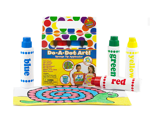 Rainbow 4 Pack Dot Markers