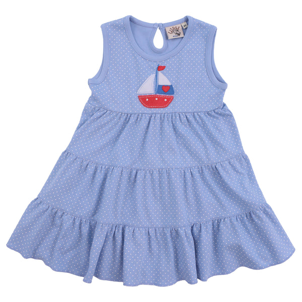 Sailboat Tiered Dress