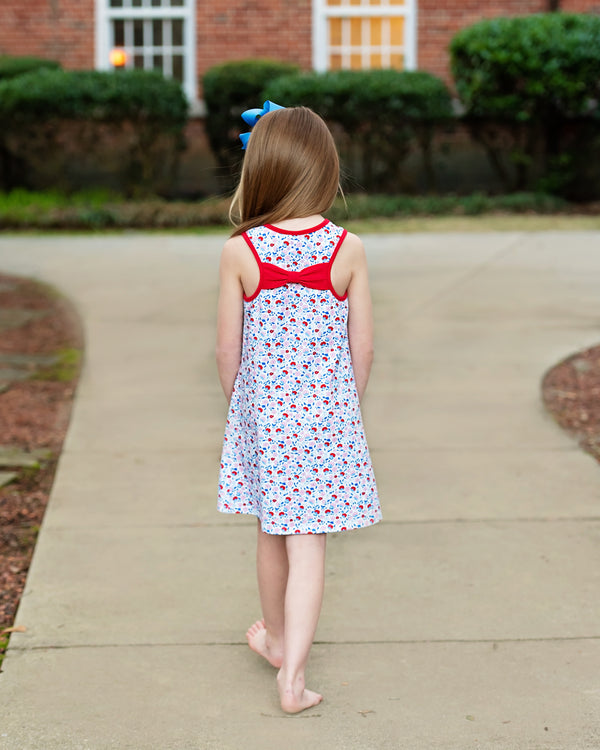 Sweet Land Of Liberty Floral Pocket Dress