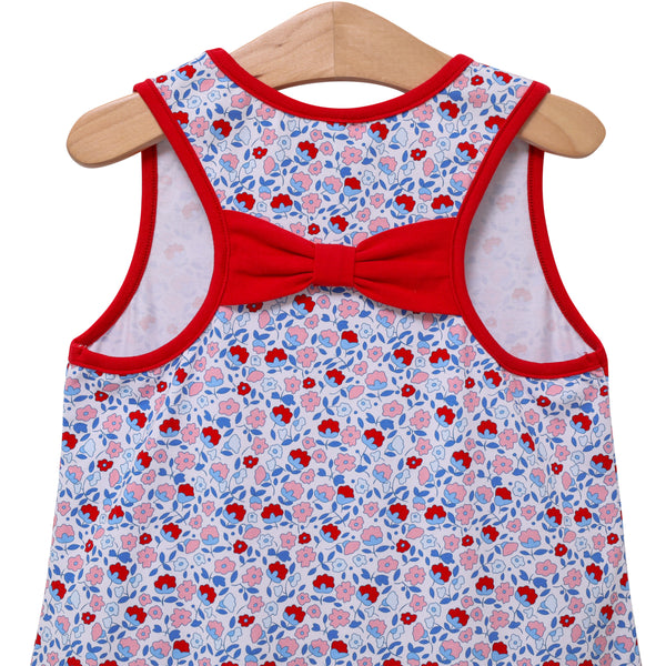 Sweet Land Of Liberty Floral Pocket Dress