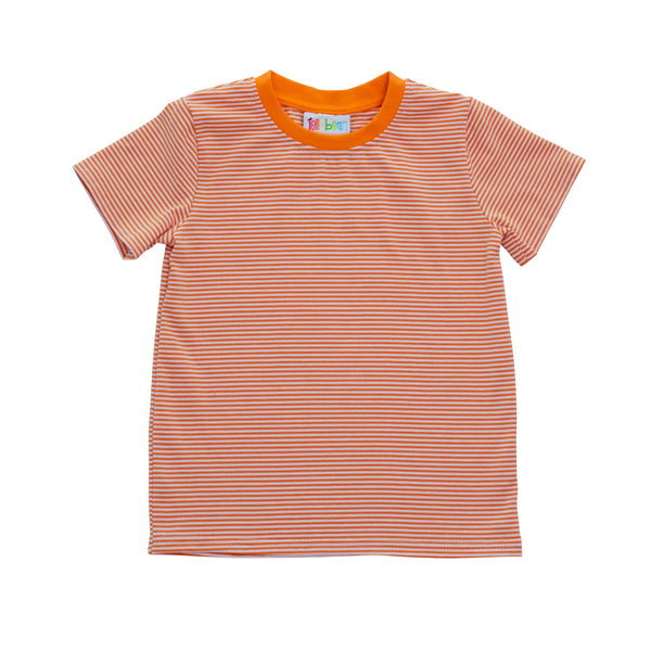 Graham Shirt- Orange Stripe