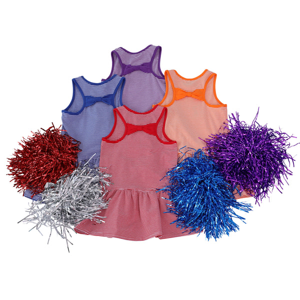 Bow Back Cheer Dress- Royal