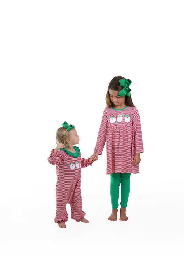 Santa Trio Pants Set- Girl