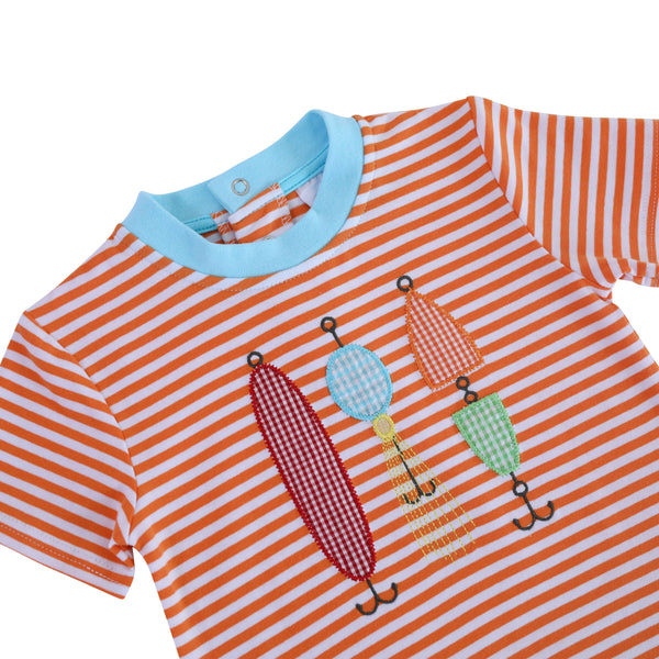 Fishing Lure Applique Romper