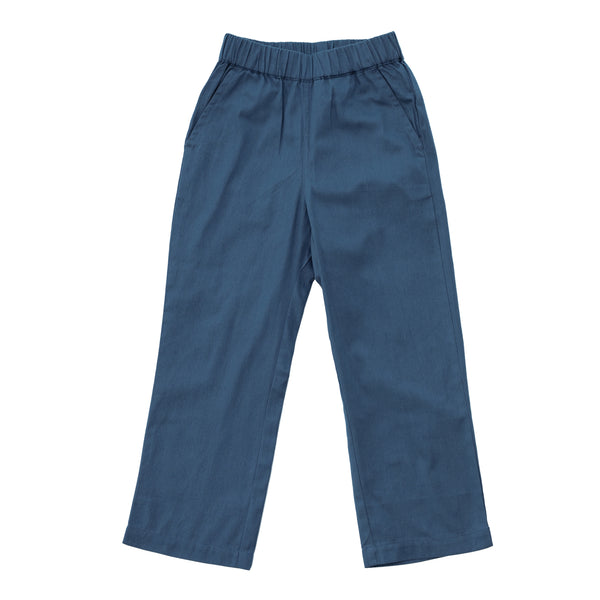 Elastic Pants- Navy