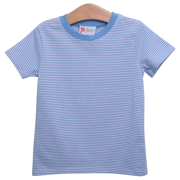 Graham Shirt- Cornflower Blue Stripe